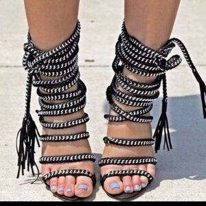 Monika chiang imena black heel size 37